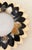 Late 20th Century Scalloped Round Picture Frame in White and Brown Horn Bone Inlaid For Sale - Image 5 of 6