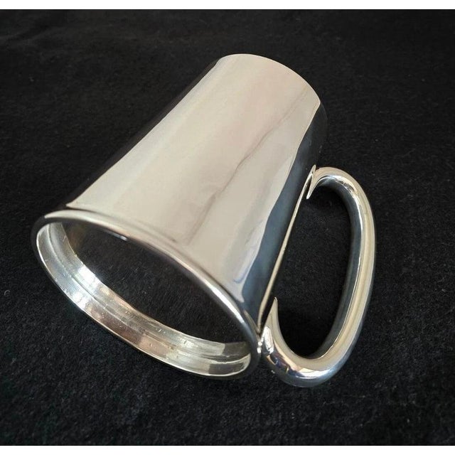 George V Sterling Silver Pint Tankard from Harrison Fisher & Co., Sheffield, 1944 For Sale - Image 10 of 17