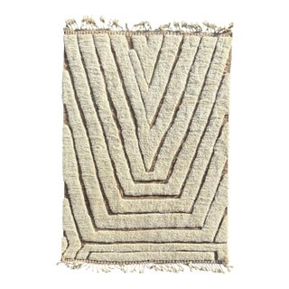 Moroccan Blanc Mrirt Rug For Sale