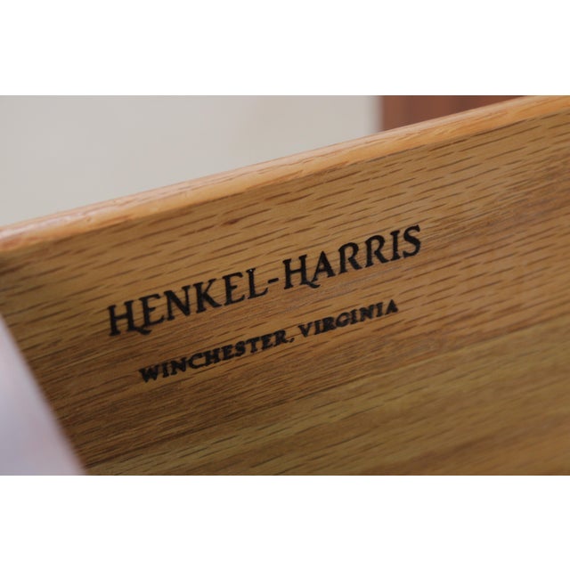 Henkel Harris Model 2365 Cherry 2 Piece Breakfront For Sale - Image 17 of 18