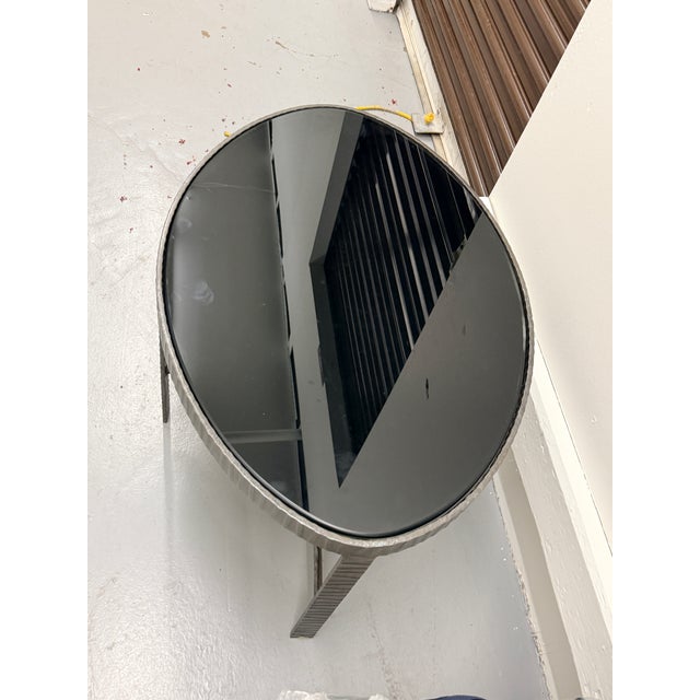 Ward Bennett Black Glass Coffee Table For Sale - Image 9 of 9