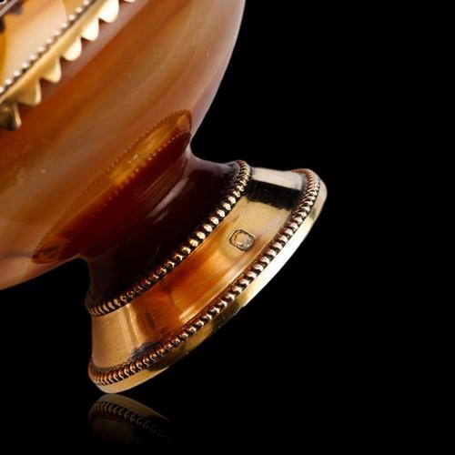 Antique French Silver Gilt Mounted Agate Cup, 1800s For Sale - Image 18 of 18