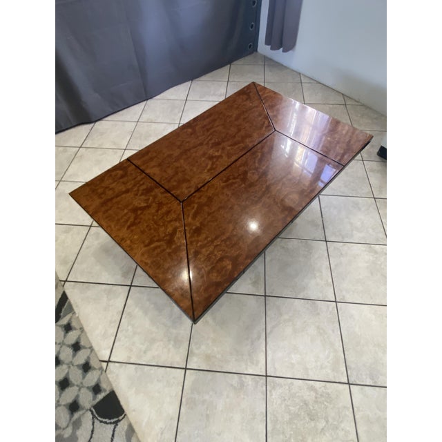 Vintage Elm Burl Coffee Table by Paul Michel for Roche Bobois, 1980s For Sale - Image 6 of 18