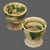 Vintage Stoneware Rustic Set of Four Pedestal Cups "Retos Irish Country Pottery" - Set of 4 For Sale - Image 4 of 9