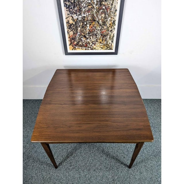 Beautiful MCM American Walnut Console Dining Table by Extensole Gorgeous mid century modern expanding walnut table by...