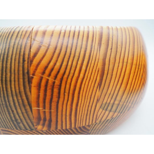 Wood Pine Bowls from Smålandsslöjd Värnamo, Set of 2 For Sale - Image 7 of 11