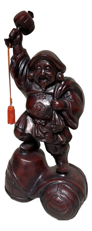 Large Japanese Daikoku Statue, 1950s