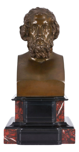 Anonymous, Portrait Bust of Homer, 1900, Bronze