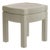 Nougat Boucle Piero Ottoman by Ceraudo For Sale