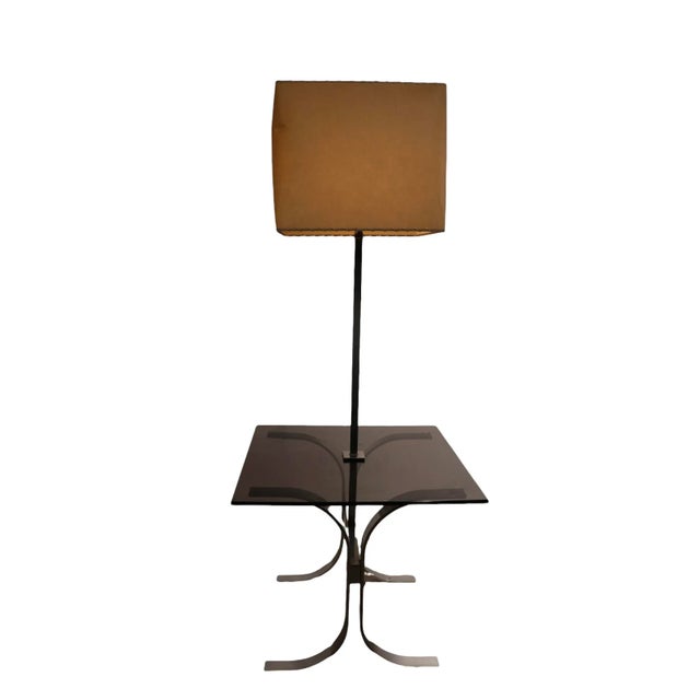 Metal Mid Century 1970's Combo Floor Table Lamp by Laurel Lamp Co. For Sale - Image 7 of 12