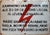 Enamel Warning Sign in English and Papiamento, 1960s For Sale - Image 6 of 6