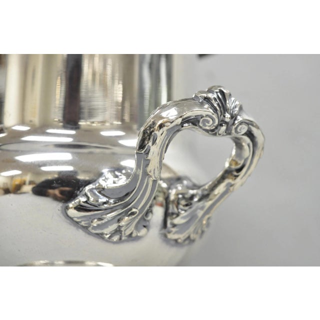 Mid 20th Century Vintage Victorian Silver Plated Trophy Cup Urn Champagne Chiller Bar Ice Bucket For Sale - Image 5 of 13