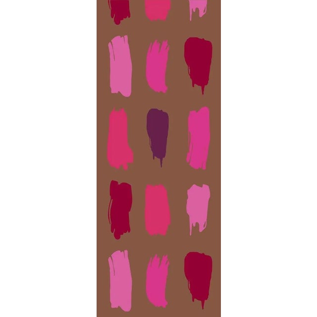 Contemporary Brush Colors Four Panel by Daniela Puppa for Midsummer Milano For Sale - Image 3 of 3