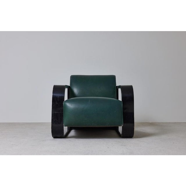 Modern French Modernist Lounge Chair, 1940s For Sale - Image 3 of 9