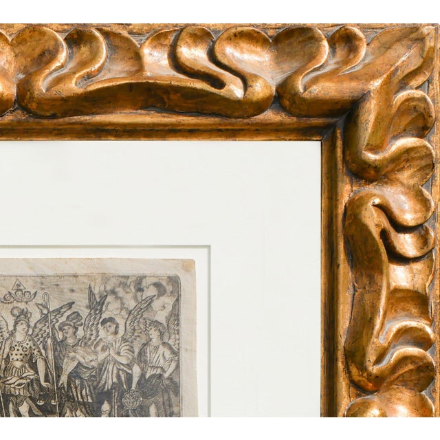 Black and White Etching of Angels, 1846 For Sale In Houston - Image 6 of 11