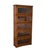 Mission Craftsman Style Oak Barrister Bookcase - 5 Stack - Walnut For Sale - Image 16 of 17