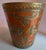 This Florentine wastebasket is a rare, lovely shade of burnt orange along with warm gilt. The combination of these colors...