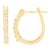 You will fall in love with these unique hoop earrings. A must have for any serious jewelry collection, these 10K gold...