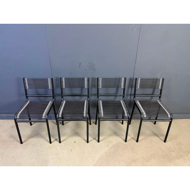 Sandow Dining Chairs by Rene Herbst, 1980s, Set of 4 For Sale - Image 4 of 11
