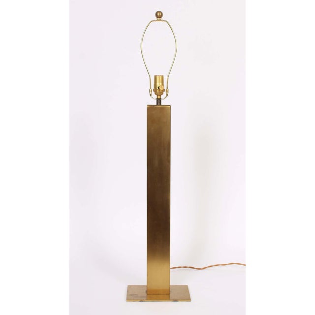 1970s 1970s George Kovacs Brass "Skyscraper" Lamp For Sale - Image 5 of 12