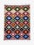 Textile Hand-Woven Ecuadorian Wool Kilim, Signed For Sale - Image 7 of 13
