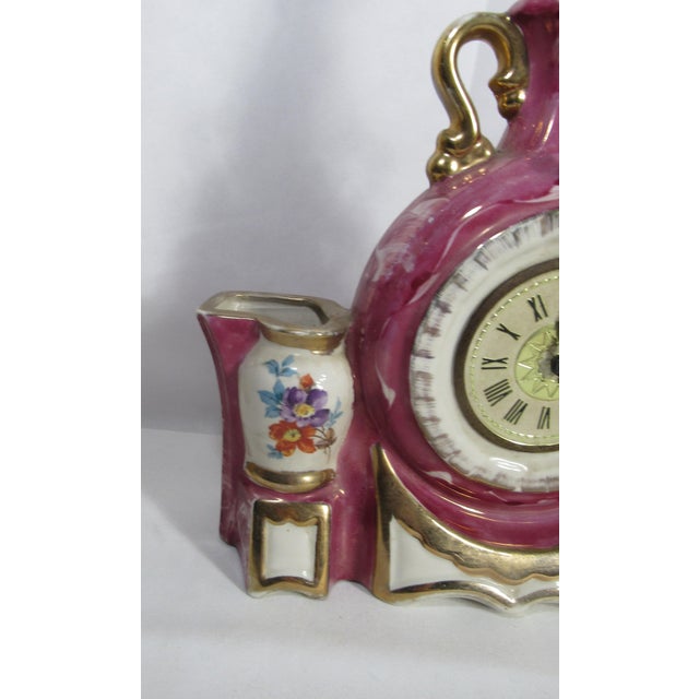 Lanshire Mid 20th Century Mid-Century Lanshire Lamp / Clock For Sale - Image 4 of 12