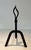 Black 1950s Modernist Wrought Iron Andirons - a Pair For Sale - Image 8 of 12