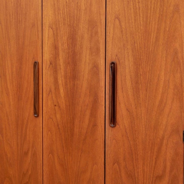 Mid Century Teak Triple Armoire by Vb Wilkins for G Plan For Sale In Los Angeles - Image 6 of 10