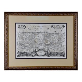 The Holy Land at the Time of Jesus: A 17th Century Dutch Map by Visscher For Sale