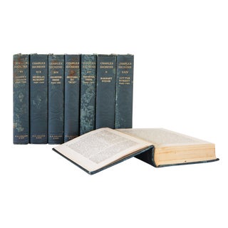 Charles Dickens Hard Covered Books- Set of 8 For Sale