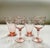 Vintage Pink Glassware Set- 2 Wine Glasses & 2 Footed Tumblers For Sale - Image 4 of 12