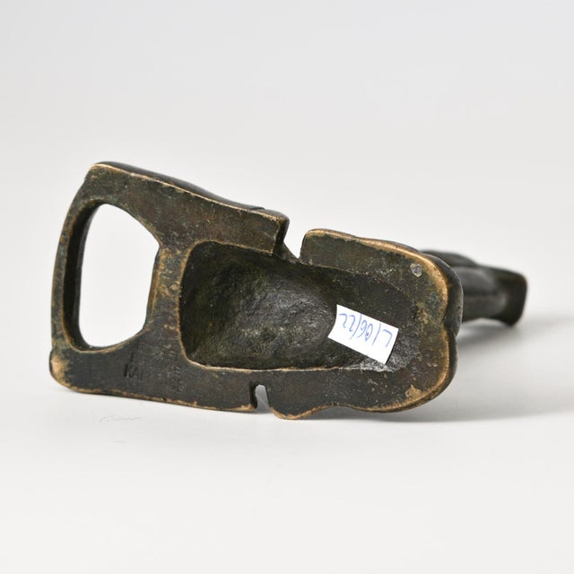Art Deco Danish Bronze Giraffe Corkscrew by Kai Stage, 1930s For Sale - Image 11 of 14