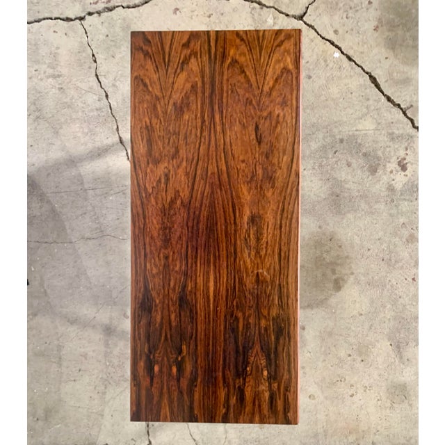 Arne Vodder 1960s Attributed to Arne Vodder Two Drawer Entry Chest in Rosewood For Sale - Image 4 of 10