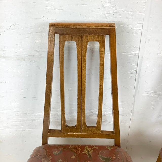 1960s Young Manufacturing Attributed Walnut Dining Chairs - Set of 6 For Sale - Image 12 of 18