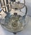 Vintage Silver Metal and Crystal Epergne For Sale In Dallas - Image 6 of 12