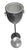Mid-Century Modern Mid-Century Modern Brushed Aluminum Floor Standing Champagne Ice Bucket With Lid For Sale - Image 3 of 8