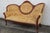 Victorian Mid 20th Century Victorian Kimball Carved Solid Mahogany Sofa Couch 6219 For Sale - Image 3 of 18