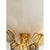 Contemporary and luxury wall sconces with amber and fumè “poliedri” murano glass in venini style. glass elements are blown...