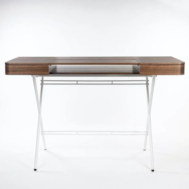 Cosimo Desk with Walnut Veneer Top by Marco Zanuso Jr. For Adentro, 2017 For Sale - Image 4 of 8