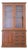 Antique English Oak Glazed Bookcase | Circa 1910 For Sale