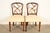 English Kindel Furniture Federal Carved Mahogany Side Chairs or Dining Chairs, Pair For Sale - Image 3 of 15