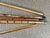 English Mid 20th Century Rustic Estate Wood Bamboo Walking Canes - Set of 5 For Sale - Image 3 of 17