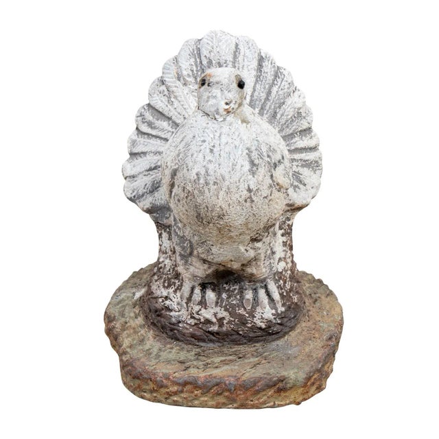 White Painted Dove Garden Ornament, Mid 20th Century For Sale In New York - Image 6 of 6