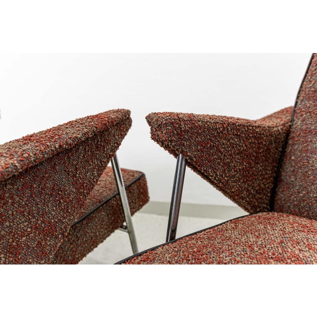 Vintage Bat Armchairs, Poland, 1960s, Set of 2 For Sale - Image 15 of 18