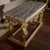 Carved Console Table with Marble Top and Cherubs For Sale - Image 5 of 18