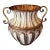 Grecian Style Metal Vase For Sale