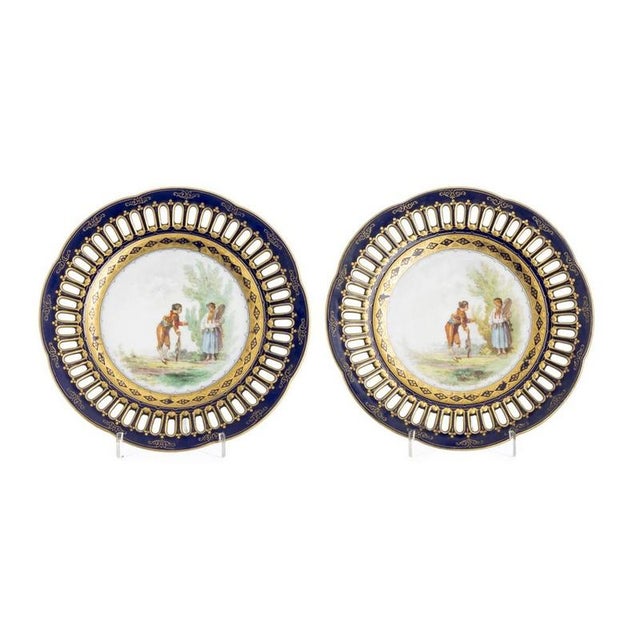 Porcelain Plates from Pirkenhammer, Set of 2 For Sale - Image 6 of 6