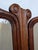 Brown Antique French Tiger Oak Cheval Dressing Mirror Three Panel Beveled Glass 1900s For Sale - Image 8 of 13