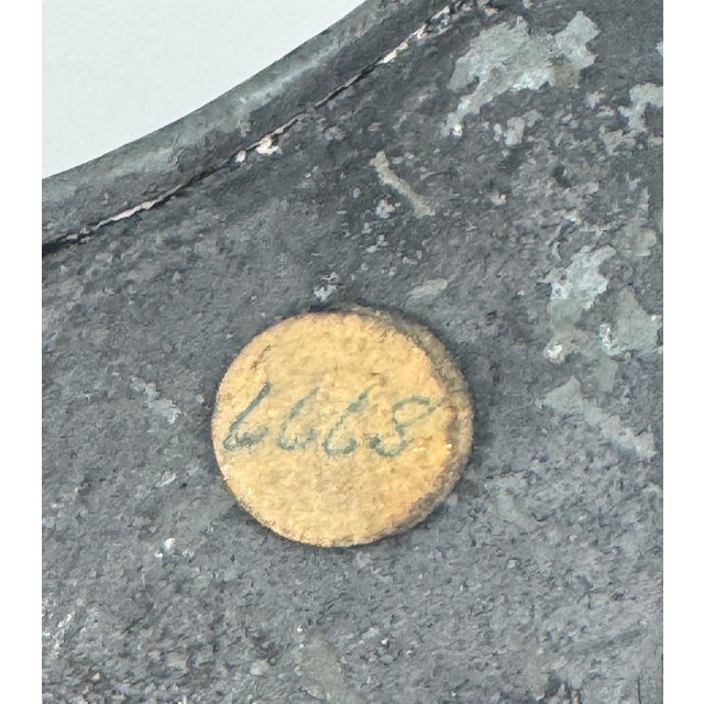 Traditional English Georgian Neoclassical Hand-Chased Brass Cornucopia Wall Pocket For Sale - Image 3 of 11