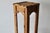 Mid-Century Modern Vintage Scorched "Tortoise Shell" Style Bamboo Wicker Plant Stand Mid-Century For Sale - Image 3 of 13